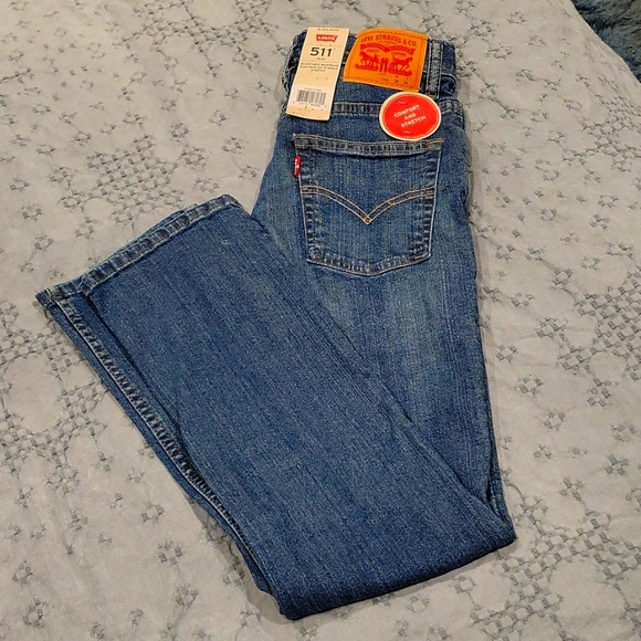 Boys Size 12 NWT Levi's Slimfit - Picture 1 of 3